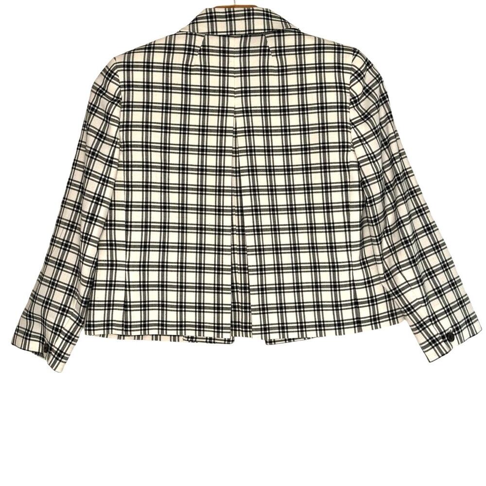 J. Crew Collection Plaid Blazer Jacket Italian wool blend - Picture 5 of 11